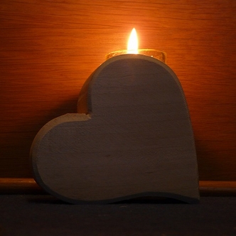 Heart aflame