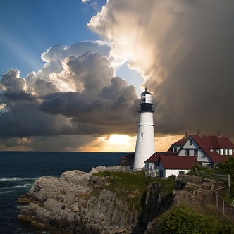 A lighthouse